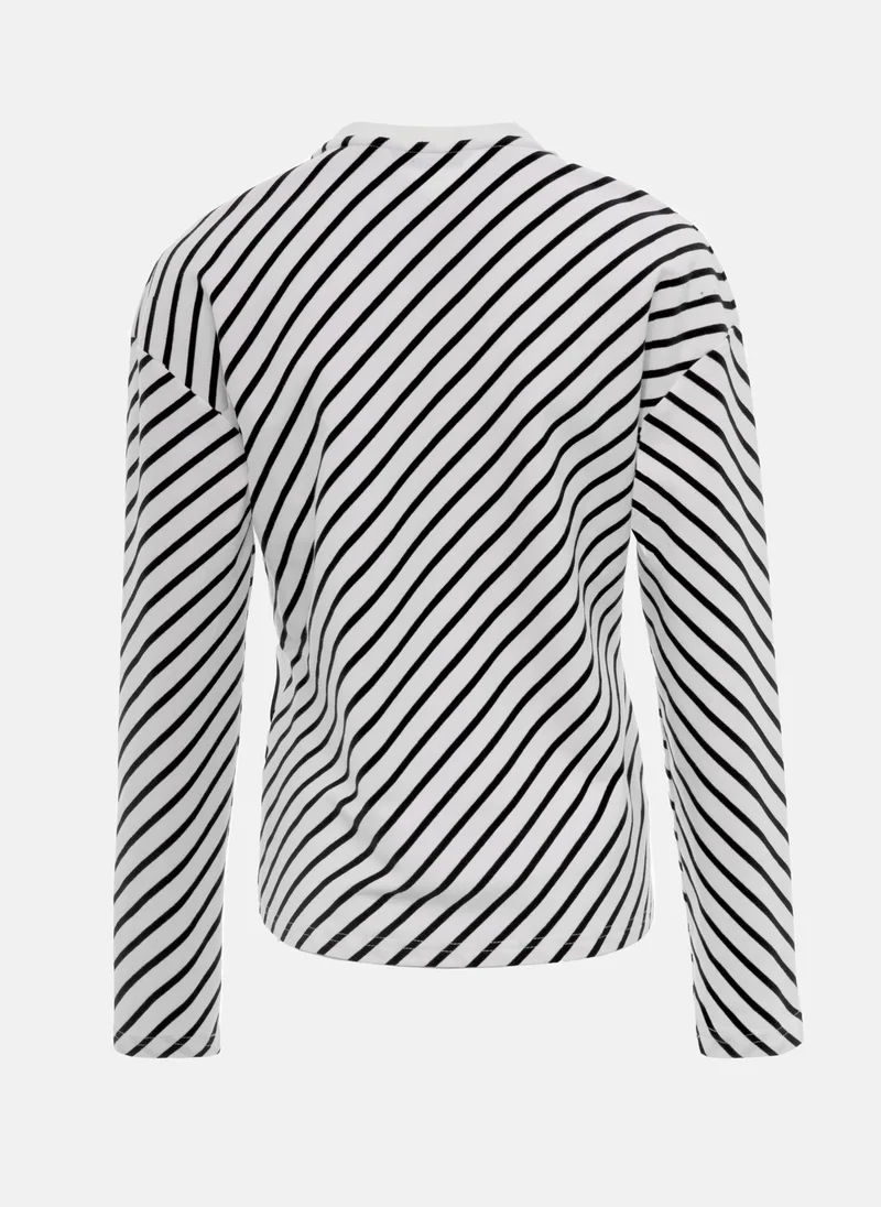 Lichi  Loose striped longsleeve for Women | Best Price UAE