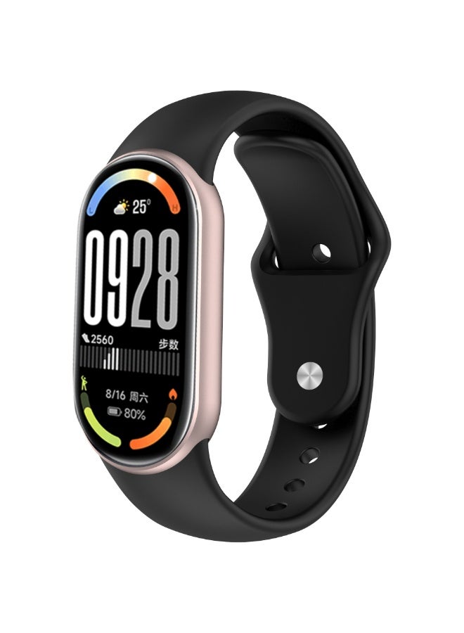 Dressy Athletic Silicone Strap for Xiaomi Band 10 9 8 NFC Women/men Replacement Watch Bands Smartwatch Wristband Soft Quick Release Watch Band for Miband10/9/8 Smartwatch Accessories - Image 1