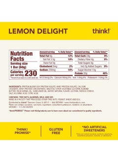think! Protein Bars, High Protein Snacks, Gluten Free, Low Sugar Energy Bar with Whey Protein Isolate, Variety Pack, Nutrition Bars without Artificial Sweeteners, 2.1 Oz (12 Count)  - Image 5