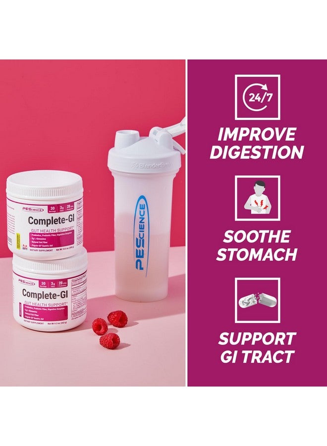 PEScience Complete-GI Gut Health Powder, Unflavored, Probiotics for Women and Men, Digestive Enzymes, Prebiotic Fiber, L Glutamine, Zinc Carnosine, 30 Servings - Image 4