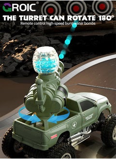 GROIC RC Off-road Pickup Truck That Shoots, RC Off-road Water Bullet Shooting Remote Control Cars, Kids 4WD Battle Stunt Car,All Terrain RC Pickup Truck , Remote Control Water Bullet Shooting Car Toy  - Image 5