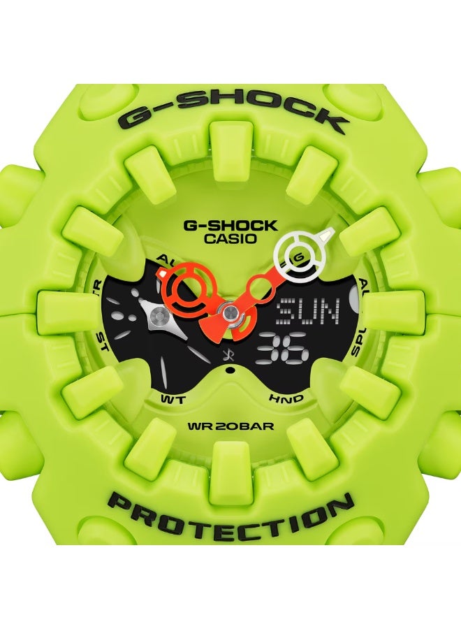 Casio G-SHOCK GA-V01-9A, Analog Digital Watch, Shock Resistant, 200M Water Resistant, LED Light, World Time, Stopwatch, Countdown Timer, Multi Alarm - Image 3