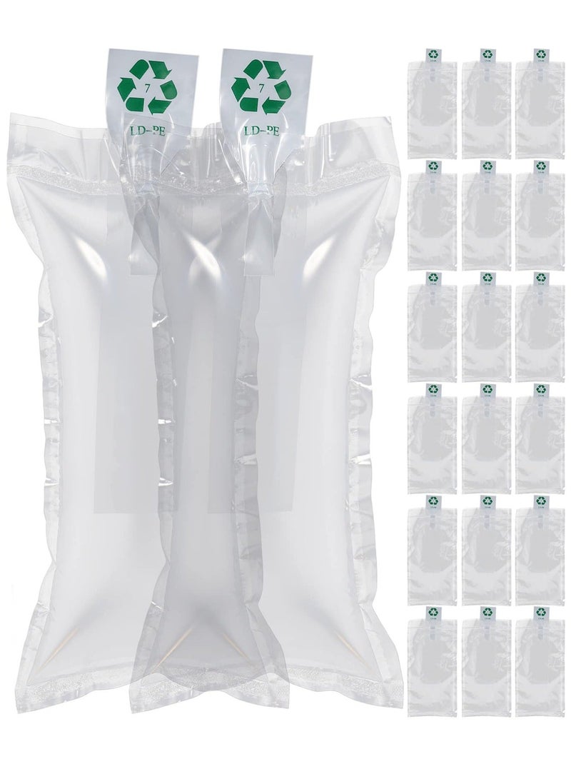 Generic Air Cushion Bags, 100PCS Inflatable Air Pillows Air Bubble Bags Shockproof Air Cushion Film Blocking Wrap Bag for Mailing Shipping Packaging 10x20 CM  - Image 1