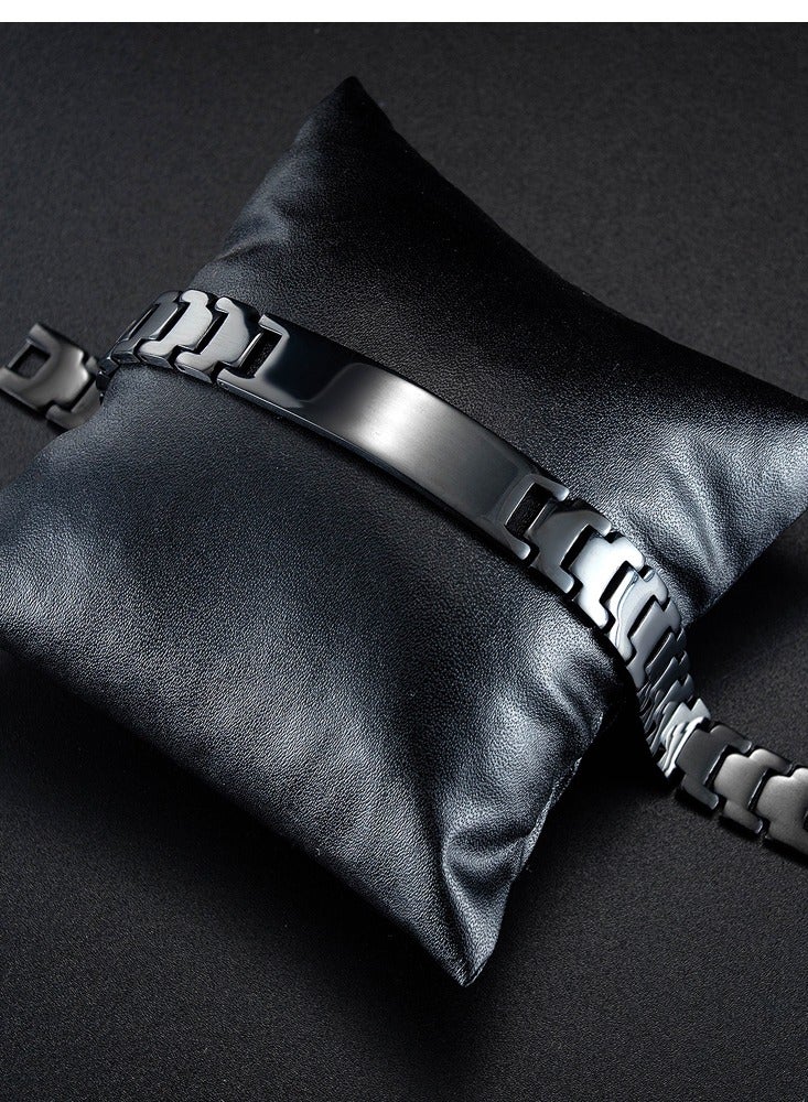 Men's Link Cuff Bracelet Fashionable Business Jewelry Bracelet  - Image 1