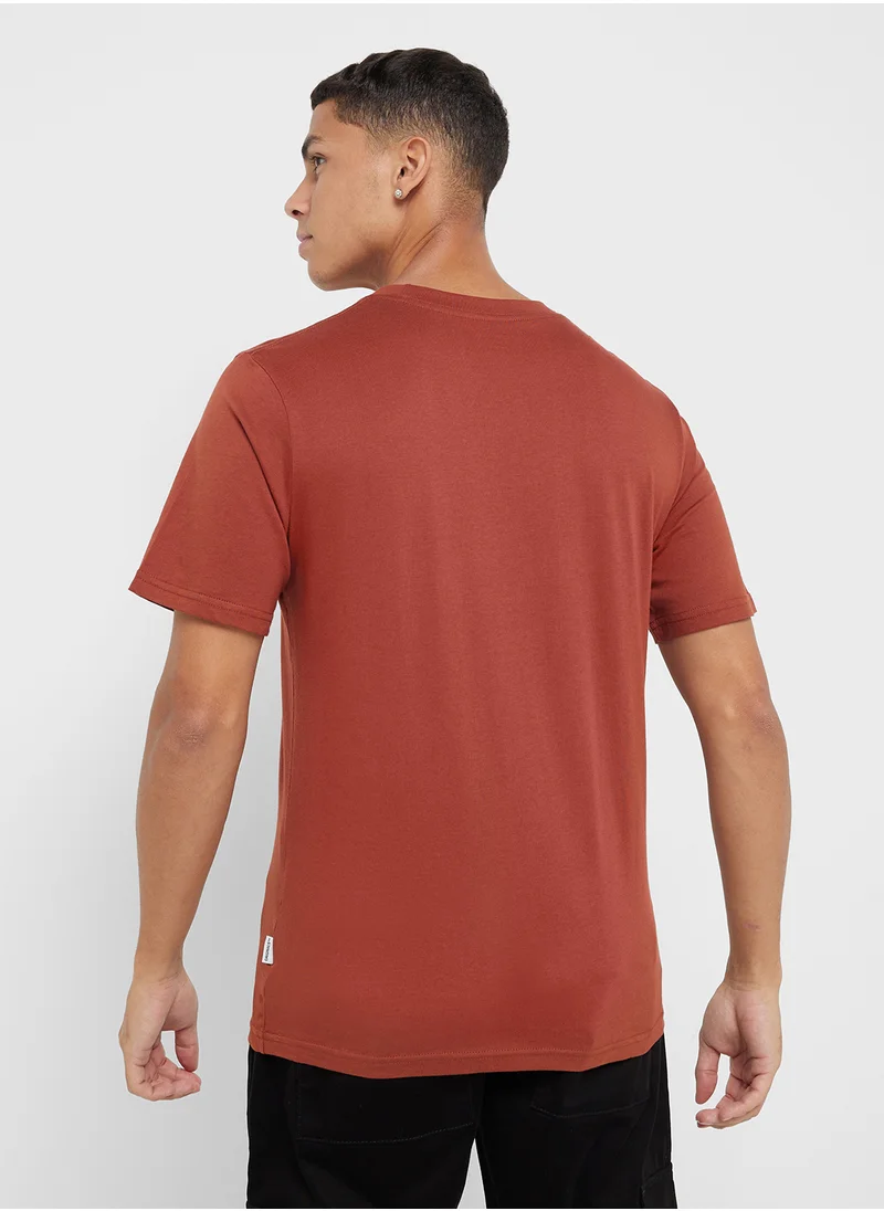 JACK & JONES 5 Pack Graphic Crew Neck T-Shirt