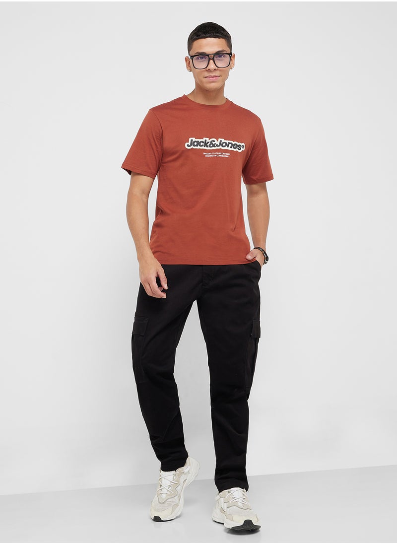 JACK & JONES - 5 Pack Graphic Crew Neck T-Shirt - Image 1