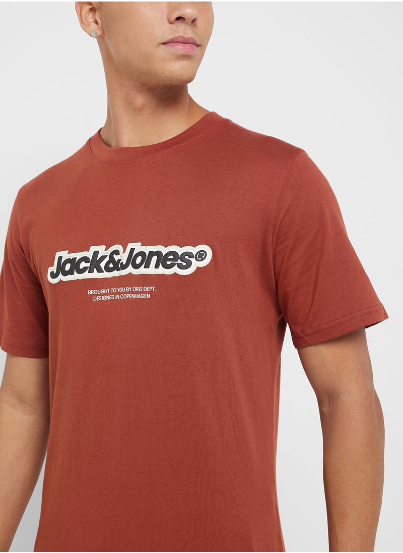 JACK & JONES - 5 Pack Graphic Crew Neck T-Shirt - Image 1