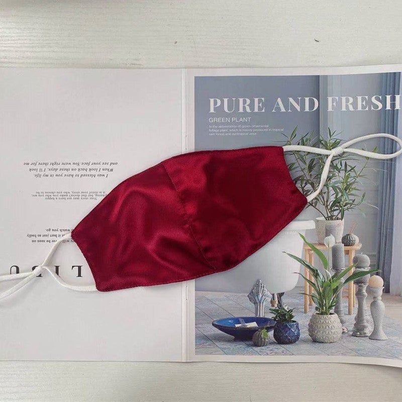 Double-Layer Imitation Silk Mask Men And Women Four Seasons Sunscreen Breathable Mask Ice Silk Spot Manufacturers Spot Adjustable - Image 5
