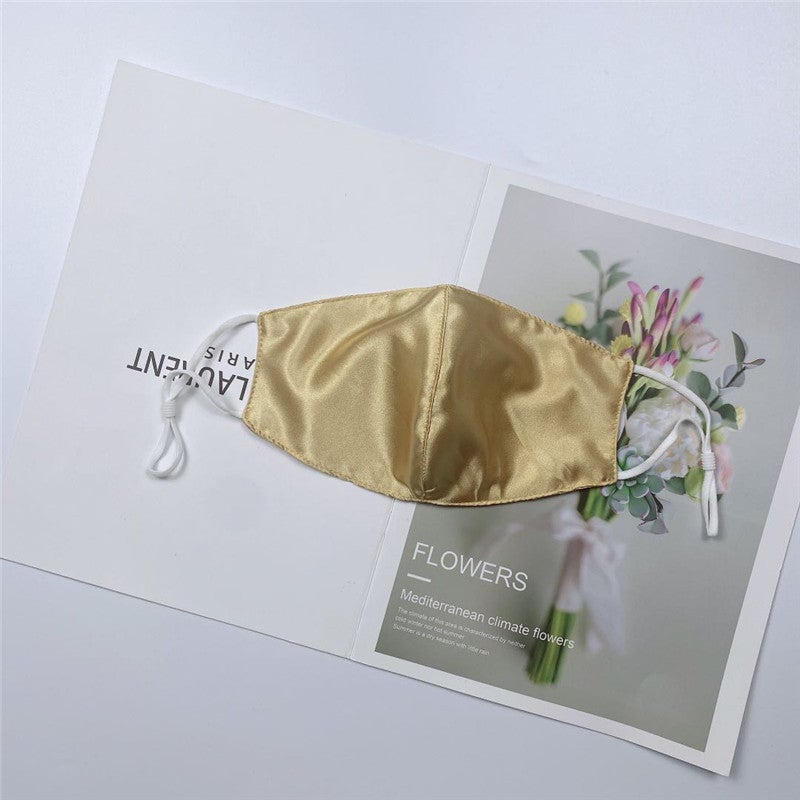Double-Layer Imitation Silk Mask Men And Women Four Seasons Sunscreen Breathable Mask Ice Silk Spot Manufacturers Spot Adjustable - Image 4