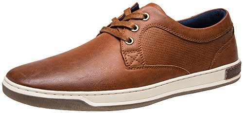 Jousen Men's Casual Shoes Memory Foam Mens Fashion Sneakers Business Dress Sneaker (A81Q06 Brown 11.5) - Image 1