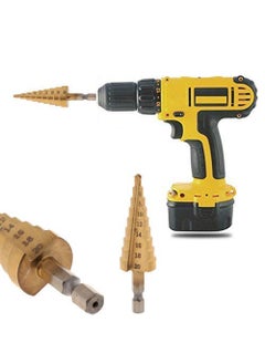 Rangwell Rangwell 9 Steps Sizes HSS Hex Titanium Step Drill Bit Hole Cutter Carbon Steel Sheet Iron Insulation Boards Wood420mm  - Image 2