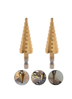 Rangwell Rangwell 9 Steps Sizes HSS Hex Titanium Step Drill Bit Hole Cutter Carbon Steel Sheet Iron Insulation Boards Wood420mm  - Image 4
