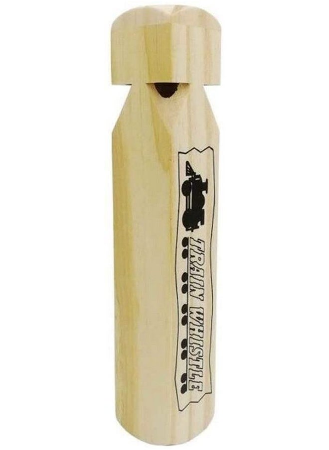 MLOLM Solid Wood Train Whistle 4 Tone, Role Play Lover Wooden Whistle Thomas For Educational Party Favorstoy Gift Prop Contest Or Carnival Prize  - Image 2