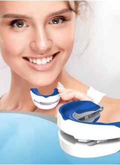 Anti-snoring Device Mouthpiece, Upgraded Adjustable Mouth Type Silicone Anti-snoring Device, Help Sleep at Night, Prevent Snoring and Snoring, Anti-grinding Braces Snoring Device (Standard Size)