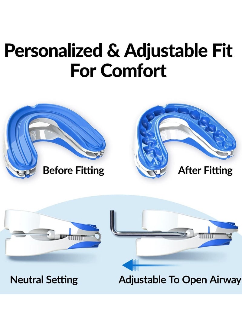 Arabest - Anti-snoring Device Mouthpiece, Upgraded Adjustable Mouth Type Silicone Anti-snoring Device, Help Sleep at Night, Prevent Snoring and Snoring, Anti-grinding Braces Snoring Device (Standard Size) - Image 1