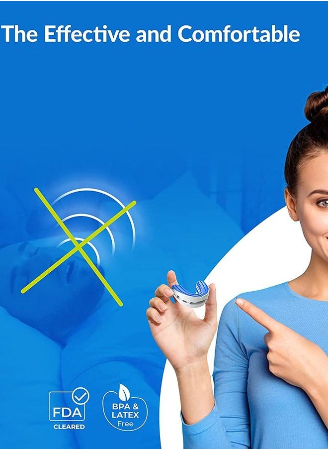 Arabest - Anti-snoring Device Mouthpiece, Upgraded Adjustable Mouth Type Silicone Anti-snoring Device, Help Sleep at Night, Prevent Snoring and Snoring, Anti-grinding Braces Snoring Device (Standard Size) - Image 1