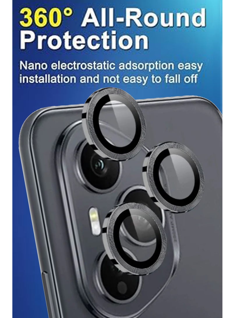 Camera Cover for Honor 400 Pro 5G - Camera Lens Protector, Scratch-Resistant HD Clarity Ultra-Thin 9H Tempered Glass with Alloy Metal & Best Camera Protection - Image 2