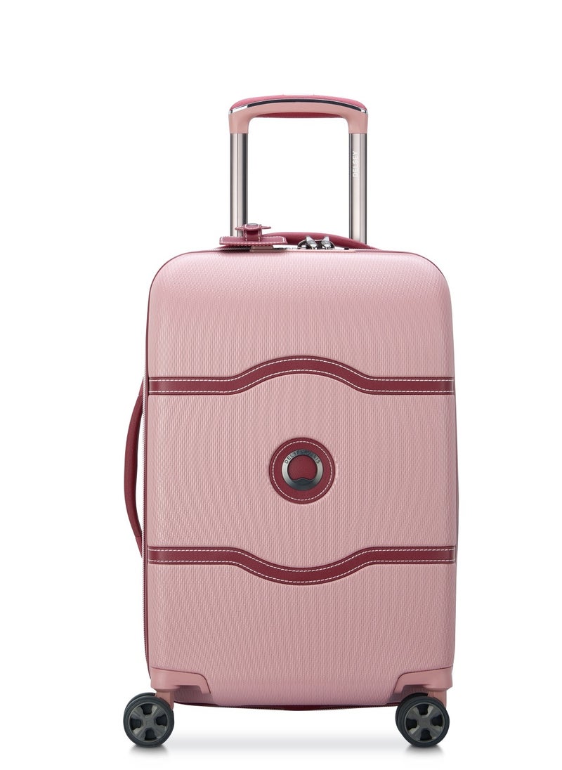 DELSEY Paris Chatelet Air 2.0, 55cm Hardcase 4 Double Wheel Cabin Luggage Trolley Pink  - Image 2