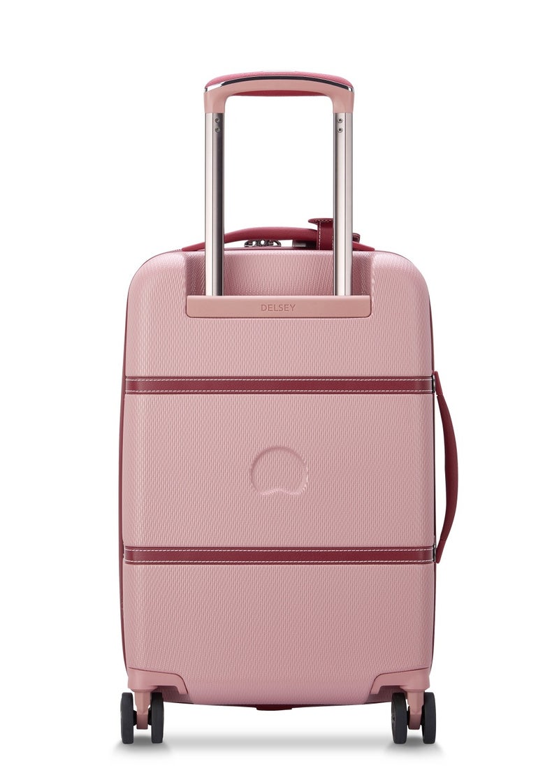 DELSEY Paris Chatelet Air 2.0, 55cm Hardcase 4 Double Wheel Cabin Luggage Trolley Pink  - Image 4