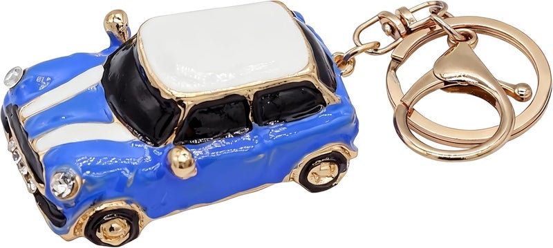 Moydolo Mini Car Model Keychain Pendant - Blue - Image 1