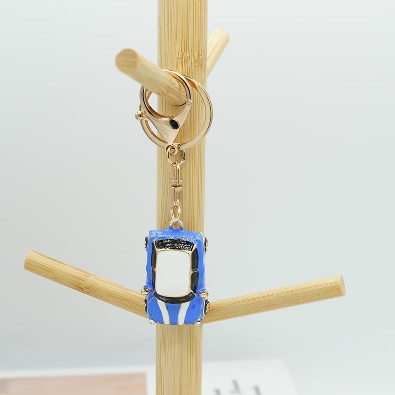 Moydolo Mini Car Model Keychain Pendant - Blue - Image 4