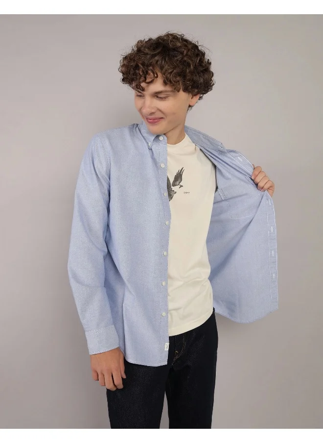 American Eagle AE Slim Fit Everyday Oxford Button-Up Shirt