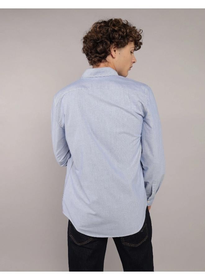 امريكان ايجل قميص أكسفورد بأزرار بقصة ضيقة للاستخدام اليومي - Image 4