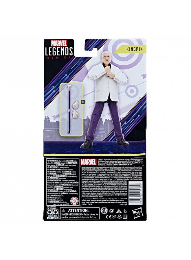 Marvel Legends Series Kingpin, Hawkeye Collectible 6-Inch Action Figures, Ages 4 and Up - Image 5
