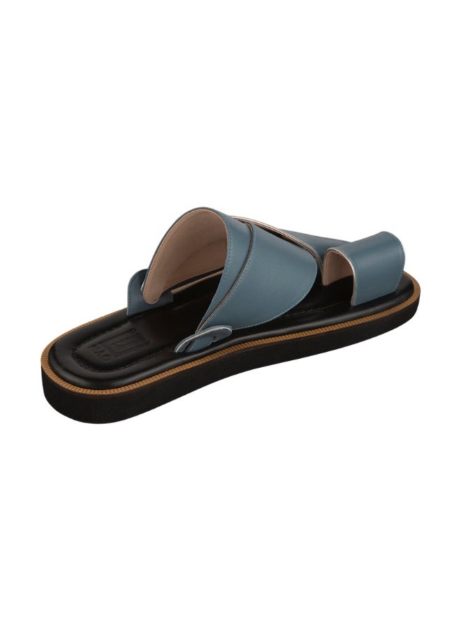 NAD Arabic Sandals with natural blue and black leather  - Image 2