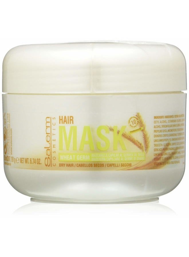 Salerm Cosmetics علاج ترطيب الشعر من ساليرم كوزمتيكس بزيت جنين القمح، 6.74 أونصة، 1000 مل - Image 1