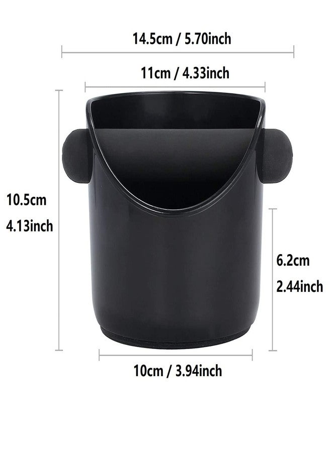 HabiWell Espresso Knock Box 4.4 Inch Shock-Absorbent Durable Barista Style Coffee Knock Box With Removable Knock Bar and Non-Slip Base Espresso Dump Bin Coffee grounds container - Image 3