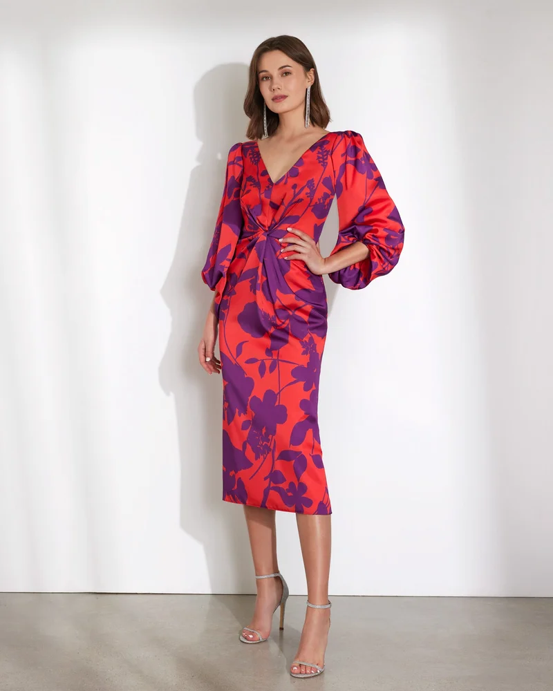روسا كلارا 8T63 DR SAT PRINT CORAL PRI.*