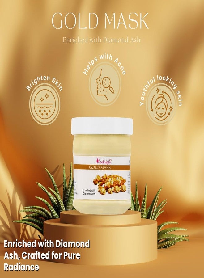 Feelhigh FACE Mask pack2- Skin Care products - Facial product -500ml each -pack2 (Gold mask2) - Image 2