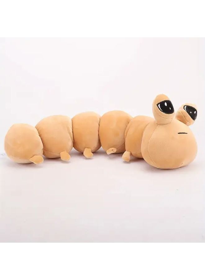 Light Brown Big Eyed Alien Plush Toy Soft Cuddly Stuffed Animal For Halloween Christmas Gifts - Image 5