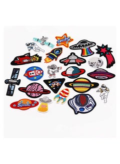 KASTWAVE Clothes Decorative Patches, 22 Pieces Astronaut Pattern Embroidered Sewing Decorative Patches for DIY Jeans, Jackets, Kids Clothing, Bags, Hats, Craft Sewing  - Image 5