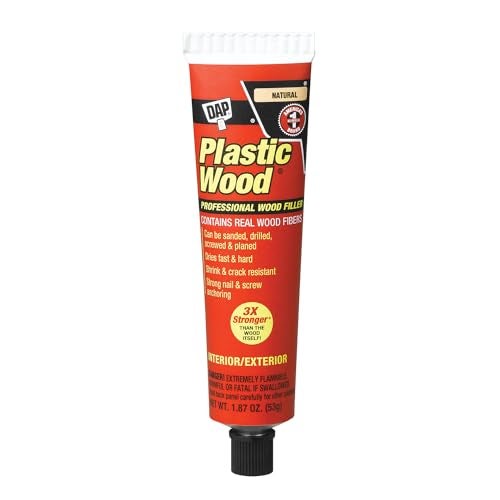 DAP Plastic Wood Solvent-Based Professional Wood Filler, Natural, 1.87 oz (7079821500) - Image 1