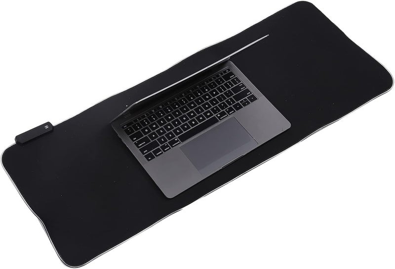 RGB LED Pad, USB Interface Gaming Mat with Thick ase, 7 Color Breathing and PC Laptop Notebook, Non Slip - Image 4