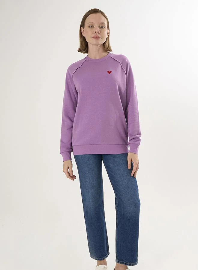 FELIX HARDY Basic Crew Neck Sweatshirt