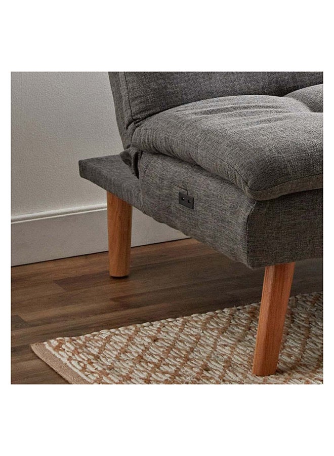 Home Box Melvin 3-Seater Fabric Sofa Bed with USB Port 94 x 89 x 182 cm - Image 4