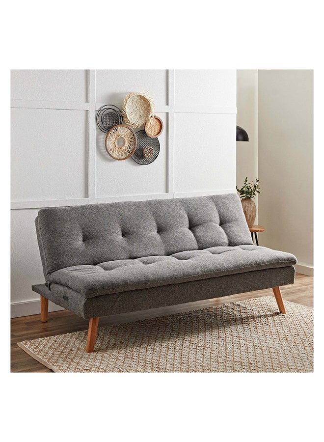 Home Box Melvin 3-Seater Fabric Sofa Bed with USB Port 94 x 89 x 182 cm - Image 1