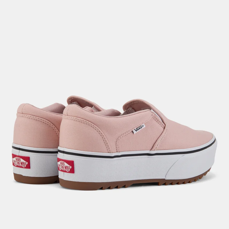 Vans Blush Pink Women's Authentic Slip-On Platform Shoes  | Best Price UAE