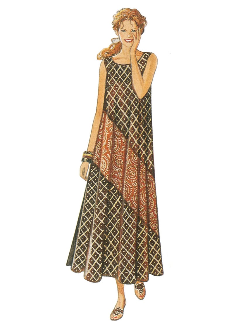 Simplicity U06229A New Look Easy to Sew Misses' Sleeveless Dress Sewing Patterns Kit, Code 6229, Sizes 8-18 - Image 4