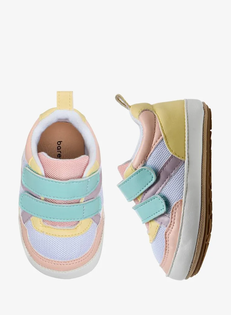 بيرفيت Booties with Hook & Loop Closure, Colourblock