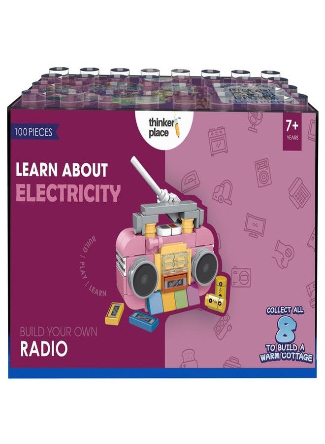 ThinkerPlace STEM Home Appliance Radio Building Blocks Set (91 Pcs) | DIY Kitchen & Pretend Play Toy for Kids 6+ Years (Boys & Girls) | Educational Role Play Creativity Toy - Image 2