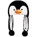 Audaisyly Funny Plush Animal Hat with Ear Flaps Soft Fleece Hats Cute Bunny Cap for Kids Women Girls Cosplay Party Holiday Gifts Penguin - Image 2
