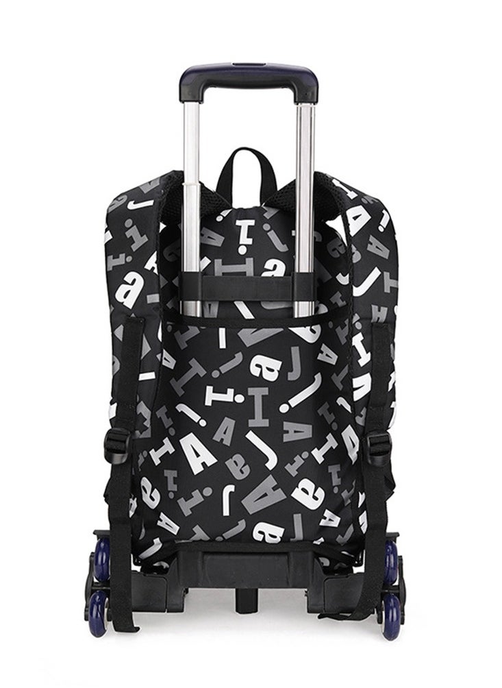 CityRiya-Long Rolling Backpack Travel Trolly BookBag School Wheeled Backpack for Boys Girls Kids Luggage School Bag with Wheels Trolley Backpack  - Image 3