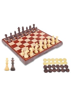 Chess Board Game Magnetic, 2in1 Chess & Checkers, Folding Portable Storage Board for Kids/Children/Adults Gift - pzsku/Z74354C5406344D2C5462Z/45/_/1740231280/c8bef8c7-a214-4005-8dfc-453c7ef7a6eb