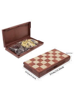 Chess Board Game Magnetic, 2in1 Chess & Checkers, Folding Portable Storage Board for Kids/Children/Adults Gift - pzsku/Z74354C5406344D2C5462Z/45/_/1740231362/2f7da393-5f73-45fd-b2e4-c0f9f8cef476