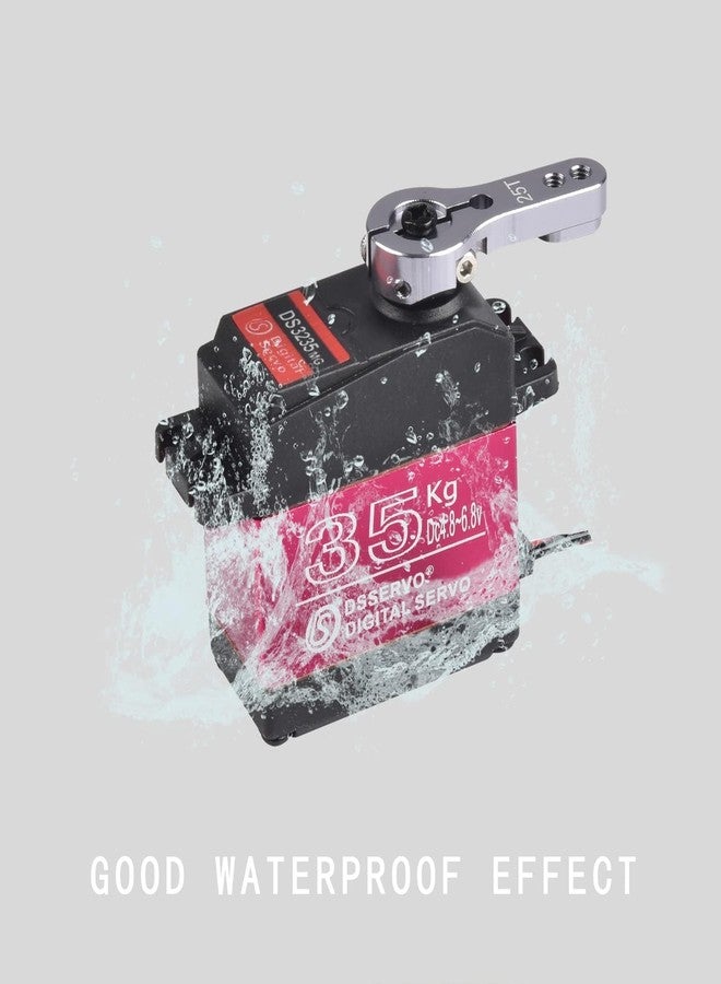 REES52 Steering Servo Motor DS3235MG 270Degree 35KG High Torque - Full Metal Gear Digital Servo Baja Servo Waterproof Servo Mechanical arm Fittings servo for Robotic RC Car (Control Angle 270°) - Image 3