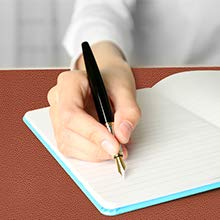 Leeonz® Leather Desk Pad Protector,Mouse Pad,Office Desk Mat,Non-Slip PU Leather Desk Blotter,Laptop Desk Pad,Waterproof Desk Writing Pad for Office and Home (Wine Red, 60 x 30 CM) - Image 3